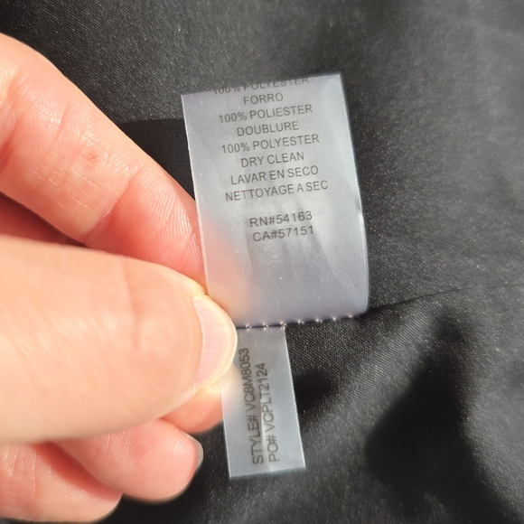 Vince Camuto▪️Jacquard Vneck Fit & Flare Metallic Mini Dress w/ Pockets - Picture 9 of 9